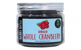 New Tree Berry Bites Dried Whole Cranberry  Glass Jar  200 grams
